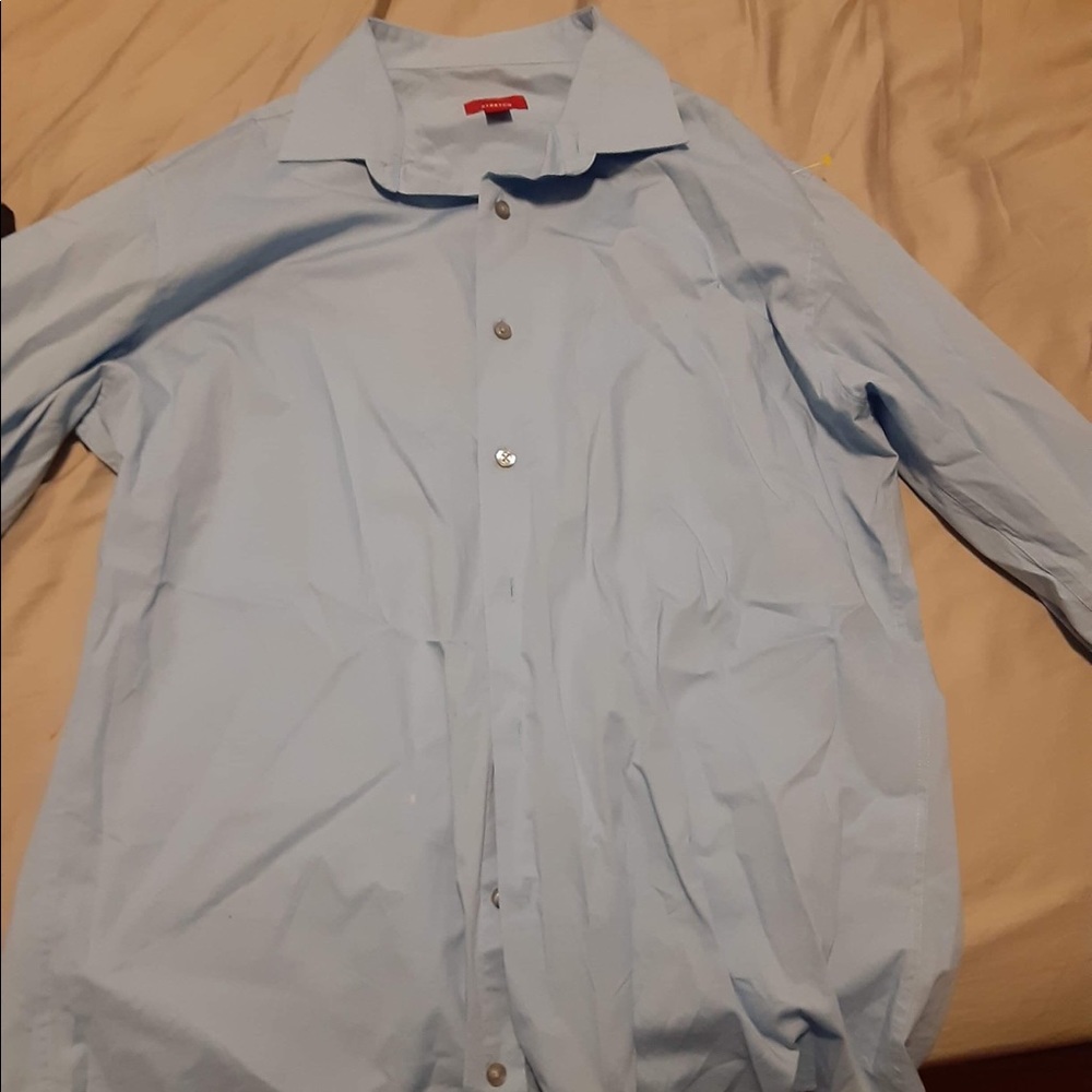 Alfani slim fit shirt (blue)